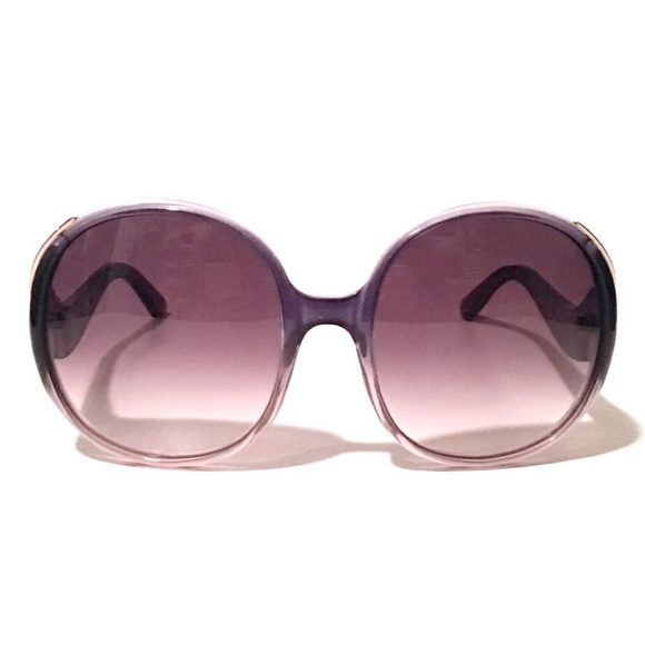 Chloe Accessories - Chloe Ce727s 427 Gradient Blue Oversizd Sunglasses